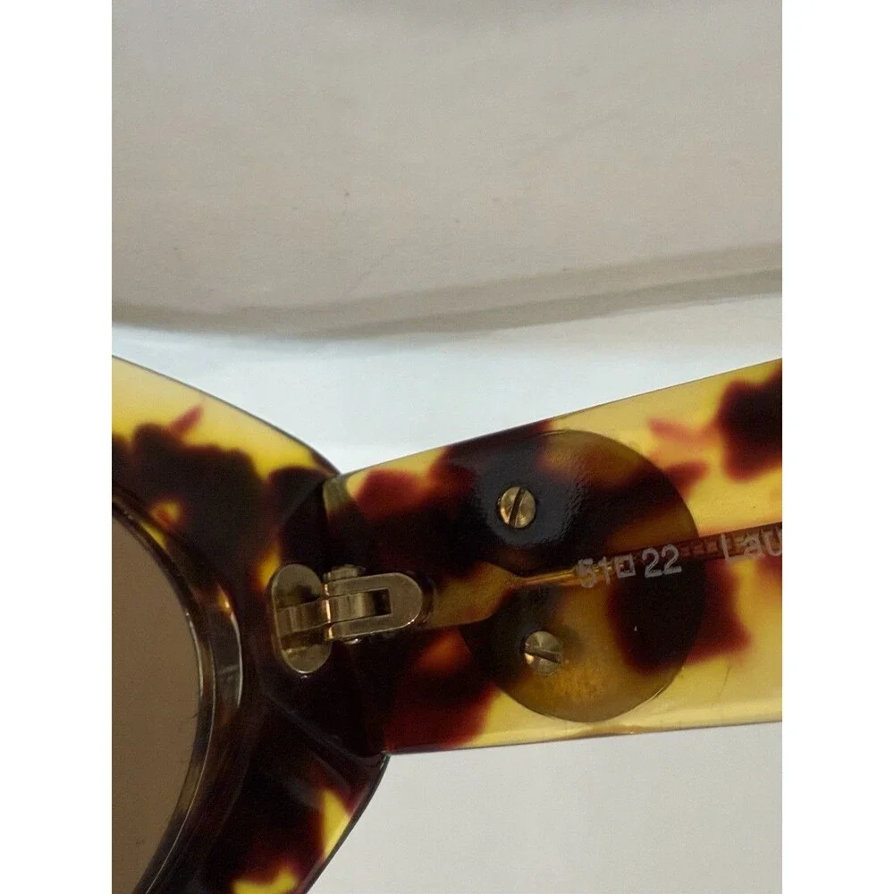 Laura‎ Biagiotti LB 720/S 02Y Tortoise Gold Sunglasses 51-22 145 W/Ray-Ban Case